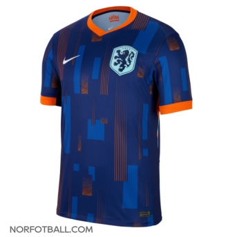 Billige Fotballdrakt Nederland Replika Bortedrakt EM 2024 Kortermet